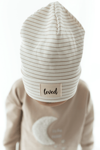 Gestreifte Beanie - hejleen handmade