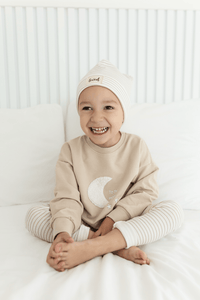 Gestreifte Beanie - hejleen handmade