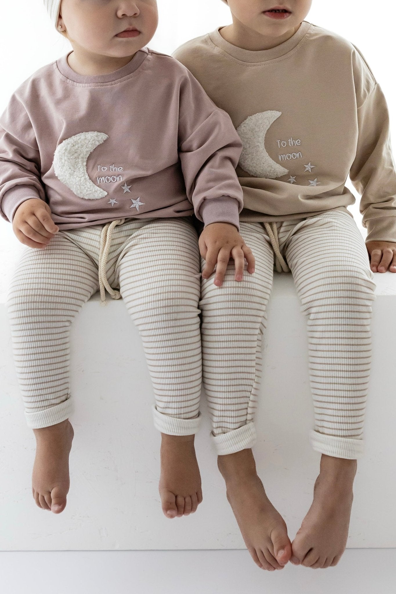 Gestreifte Leggings