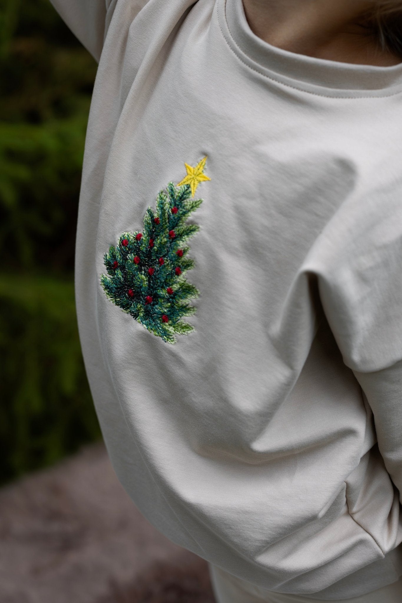 Weihnachtsbaum - Sweater - hejleen handmade